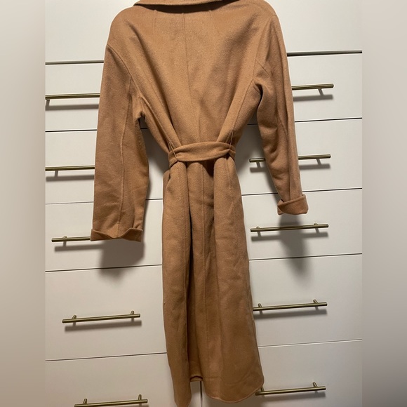 Oversized wool trench style coat - Picture 4 of 5